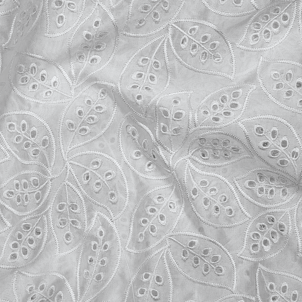 AynaLuxe – Embroidered Sheesha Silk Fabric - Zahra Maham