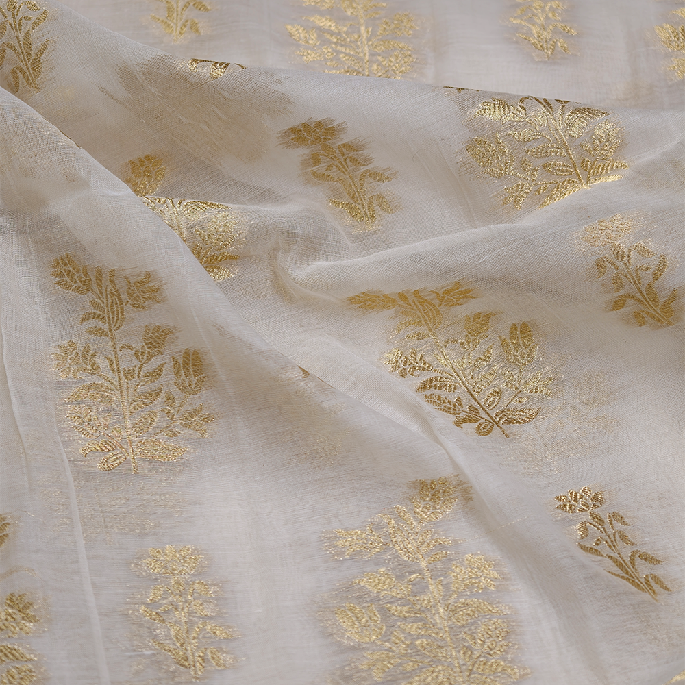Mausam — Pure Jamdani with Floral Buta