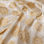 Baarish — Pure Katan Silk with Floral Carry Bunch - Zahra Maham