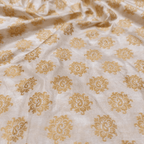 Baarish — Pure Katan Silk with Floral Carry Bunch - Zahra Maham