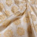 Baarish — Pure Katan Silk with Floral Carry Bunch - Zahra Maham