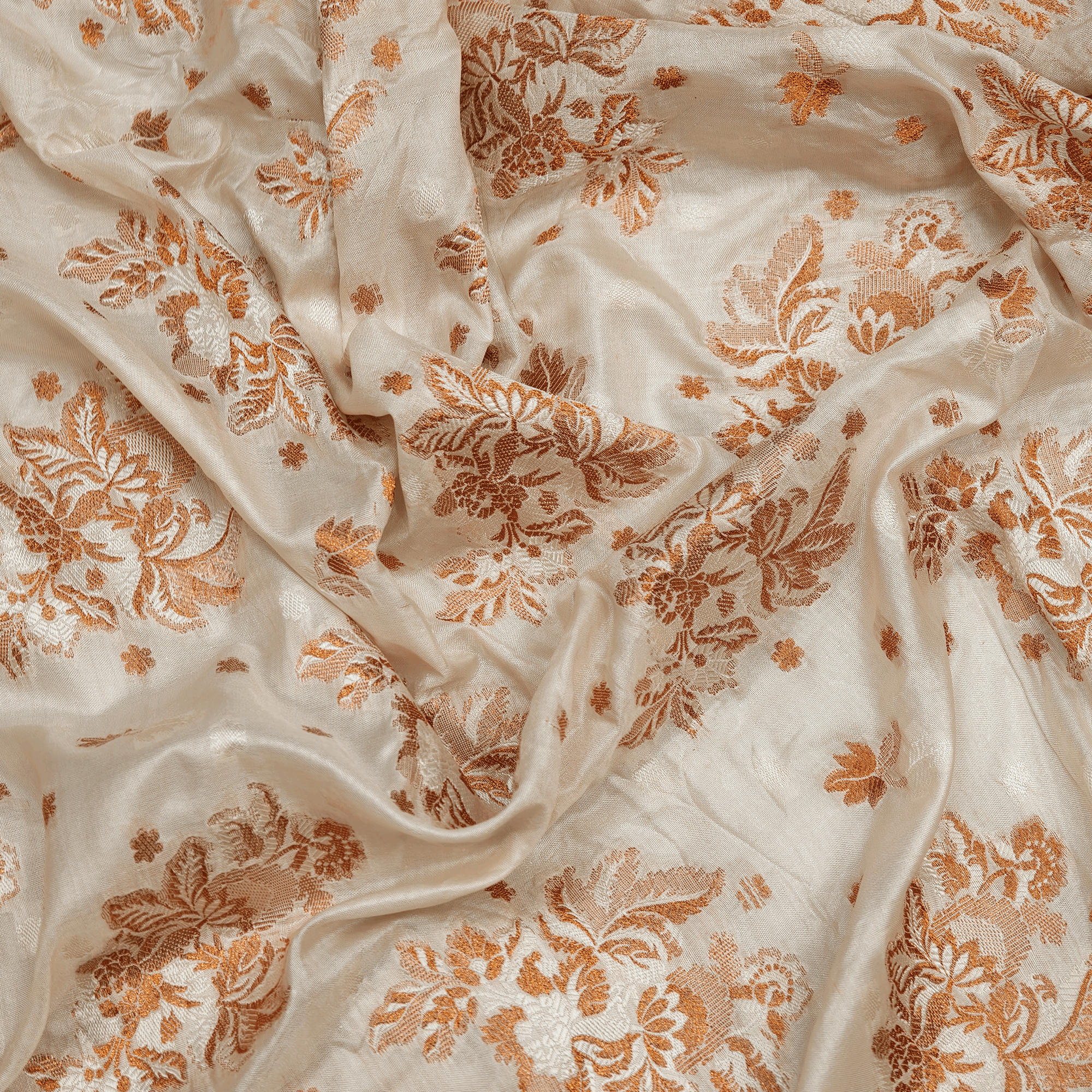 Cuivre Gul — Pure Katan Silk (2.75 Yards) - Zahra Maham