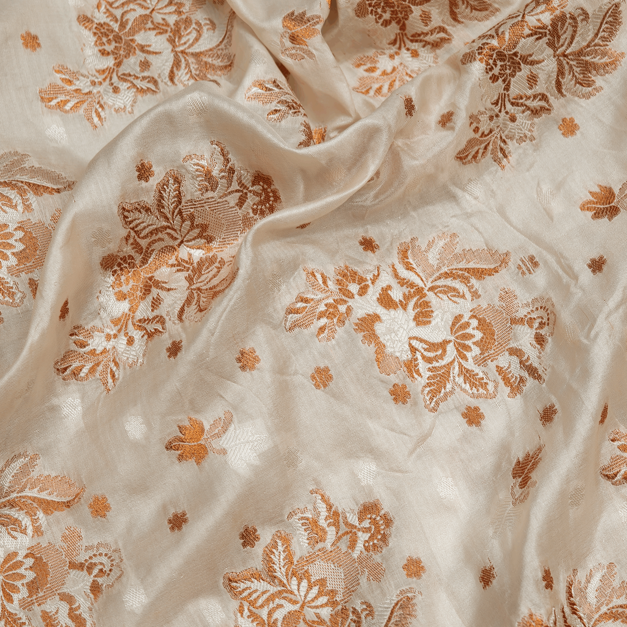 Cuivre Gul — Pure Katan Silk (2.75 Yards) - Zahra Maham