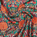 Lalzar-e-Gul – Satin Jamawar Kamkhwab with Floral Art Borders