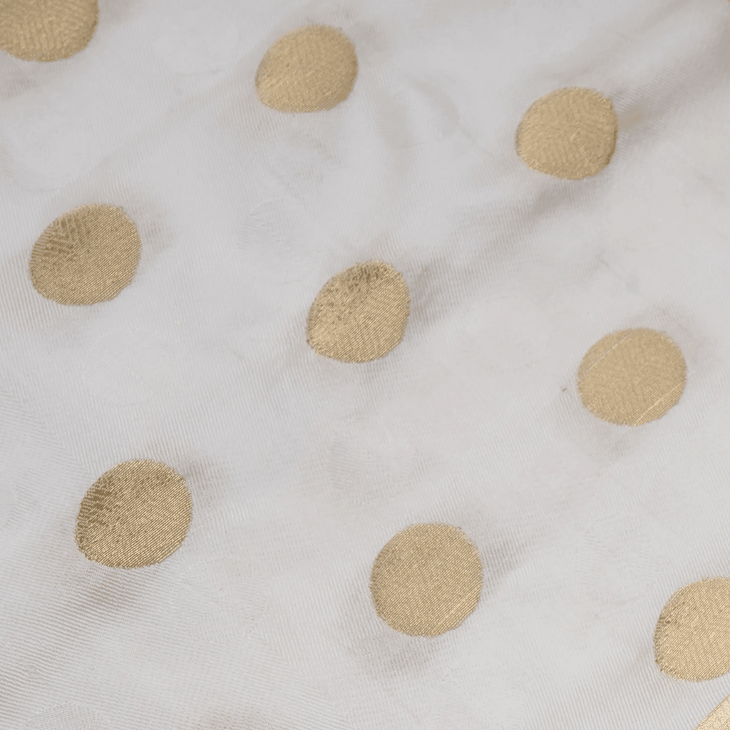 Daaira-e-Noor – Pure Katan Jamawar Satin with Circular Zari Motifs - Zahra Maham