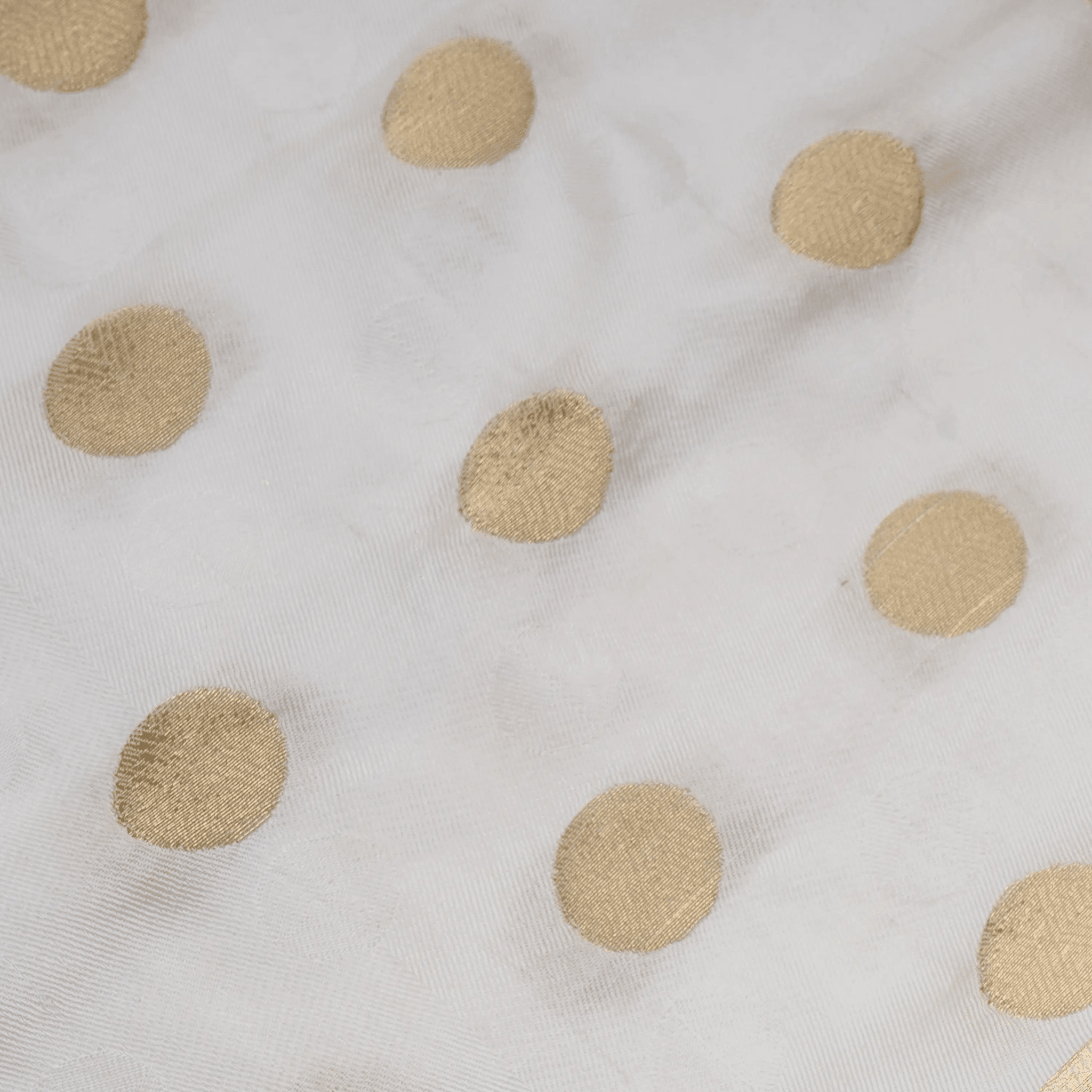 Daaira-e-Noor – Pure Katan Jamawar Satin with Circular Zari Motifs - Zahra Maham
