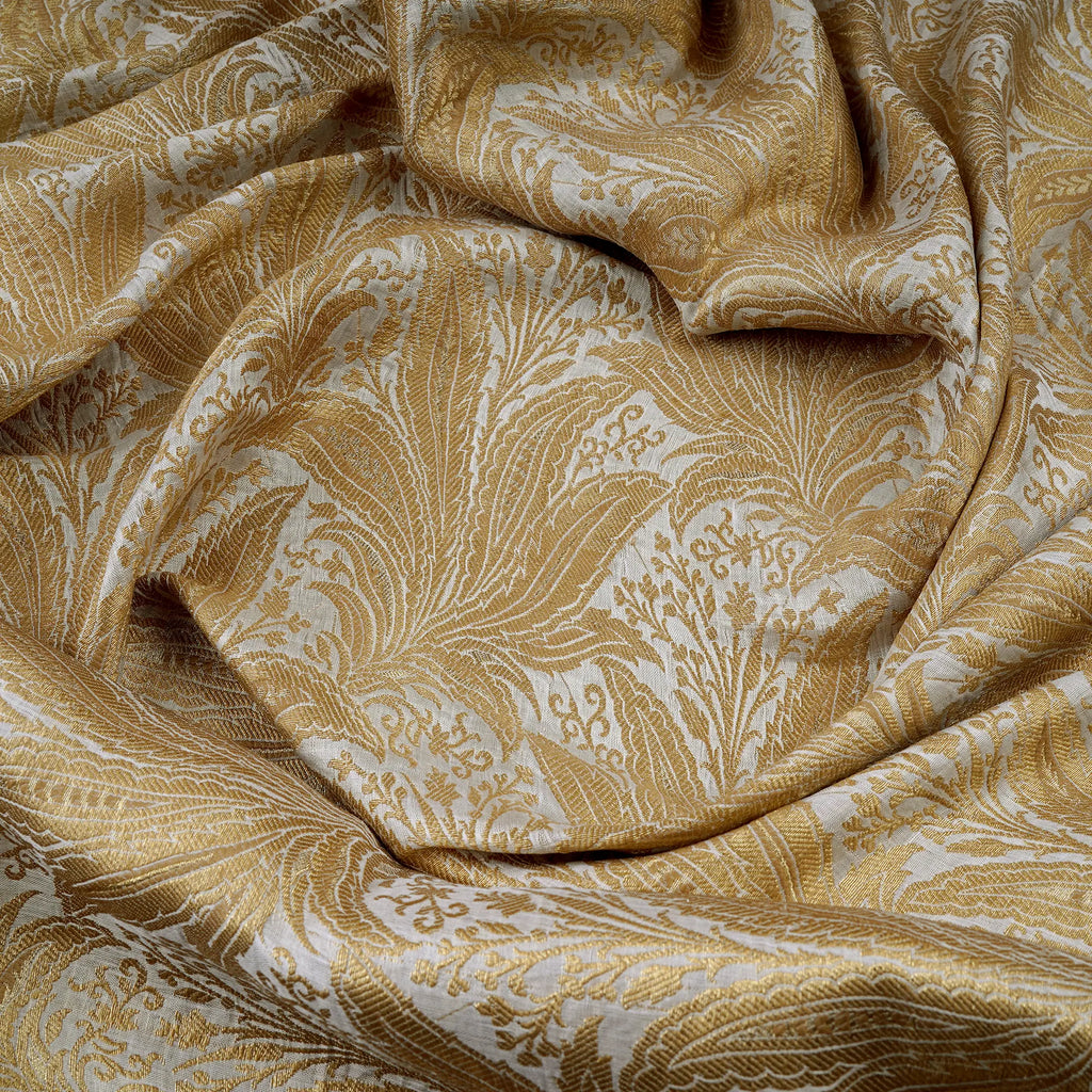 Parnab – Pure Katan Atlas with Leaf Pattern Zahra Maham