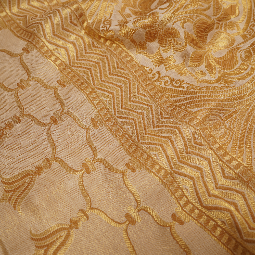 Sayl-e-Zar — Pure Katan Atlas Shawl