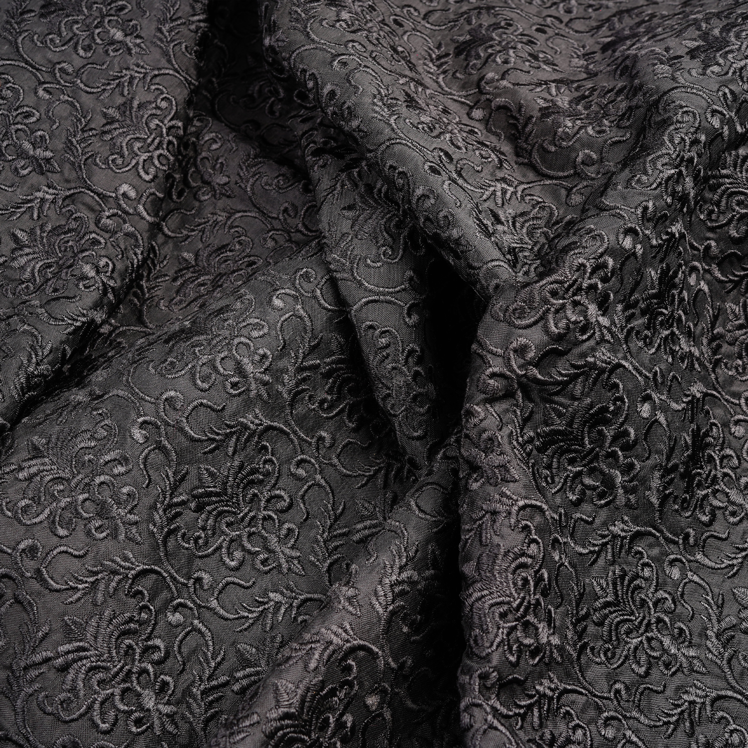 Nafees – PK Raw Silk Embroidery Fabric