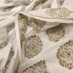 Fakhar-e-Shahi – Shahi Katan Self Jamawar with Antique Zari Art - Zahra Maham