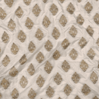Fakhar-e-Shahi – Shahi Katan Self Jamawar with Antique Zari Art - Zahra Maham