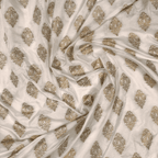 Fakhar-e-Shahi – Shahi Katan Self Jamawar with Antique Zari Art - Zahra Maham