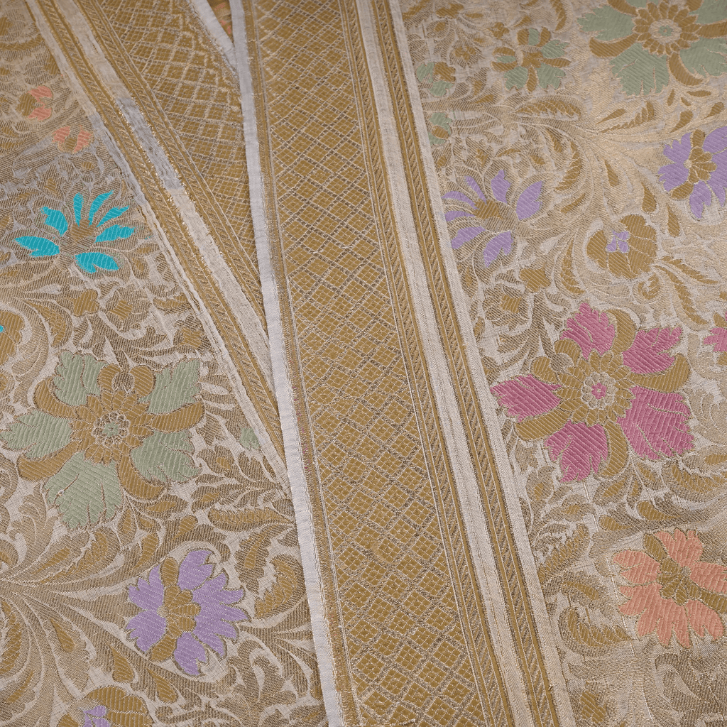 Fareen – Pure Masoori Atlas (Multi Floral) - Zahra Maham