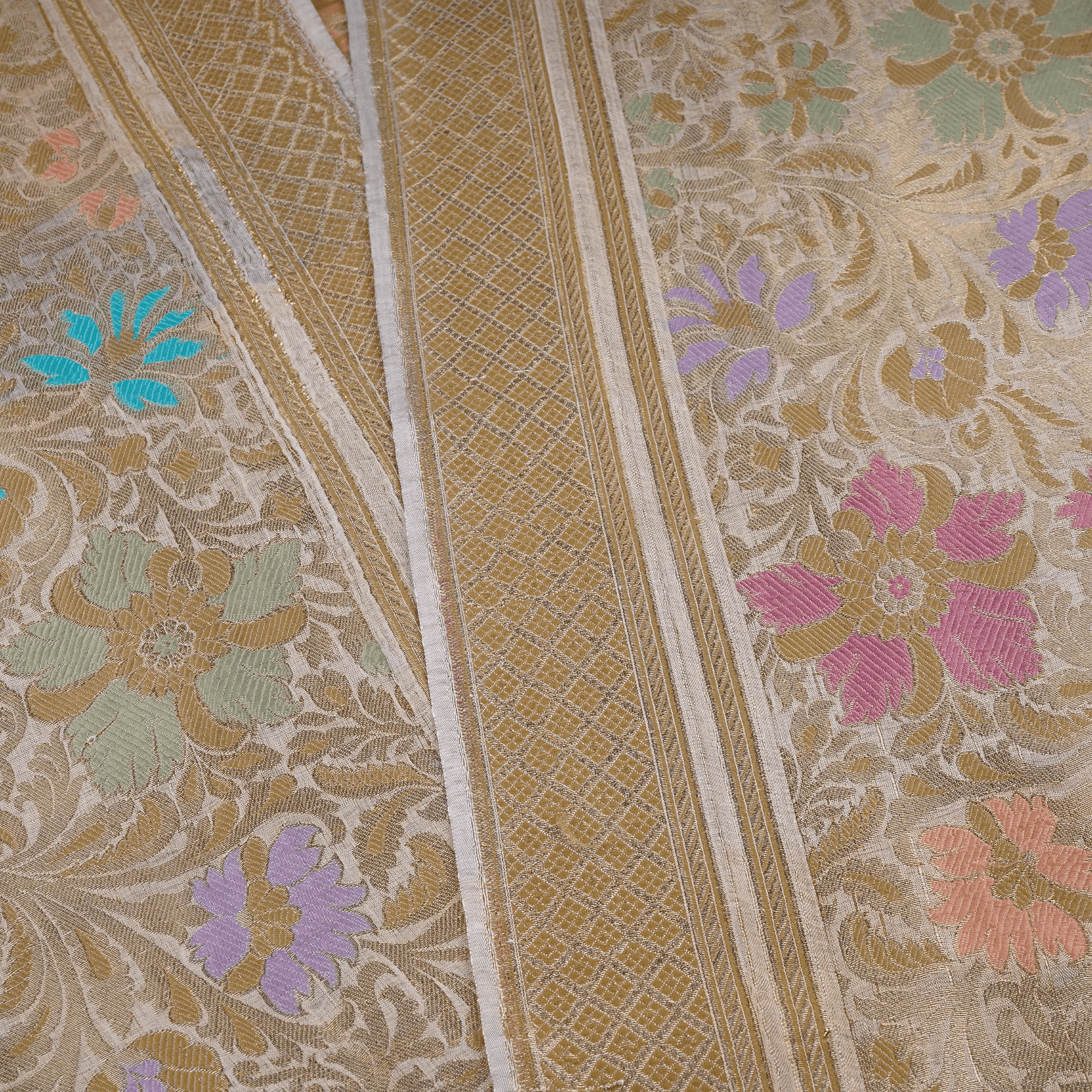 Fareen – Pure Masoori Atlas (Multi Floral) - Zahra Maham