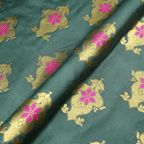 Fasana – Self Jamawar Blended Katan Silk with Mughal Bunch Pattern - Zahra Maham