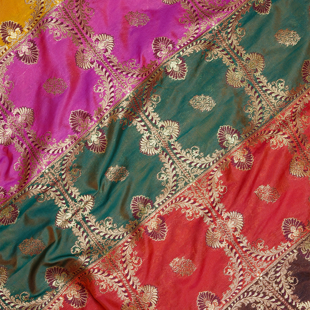 Rang-e-Vitrail – Multicolor Diamond Mosaic Silk