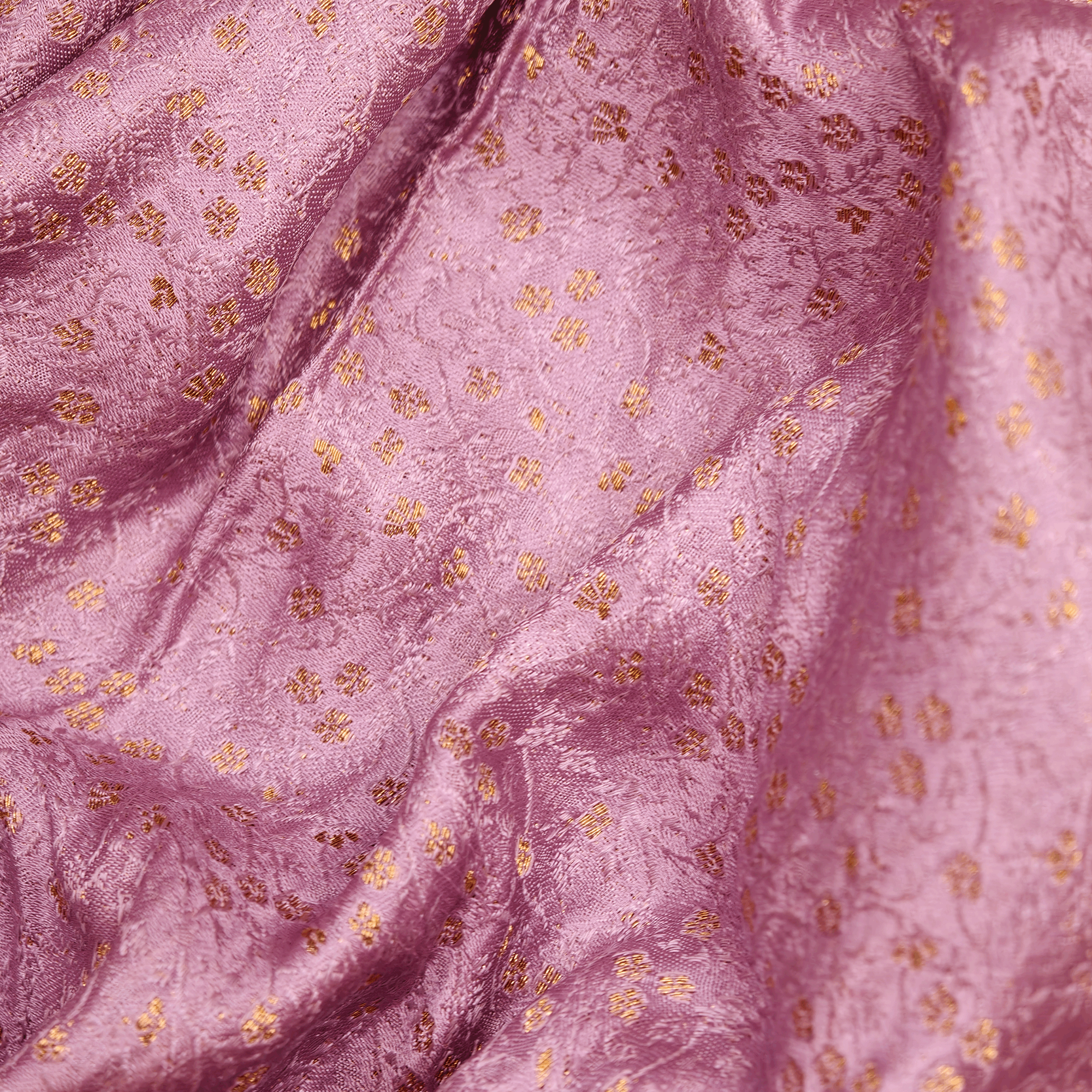 Gulab Tara — Pure Katan Self Silk (3.75 Yards) - Zahra Maham