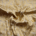 Guldaan – Pure Chiffon Atlas with Box & Round Floral Zari Work - Zahra Maham