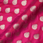 Gulraiz – Pure Poth Katan with Bunch Buti & Rose Gold Zari - Zahra Maham