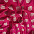 Gulraiz – Pure Poth Katan with Bunch Buti & Rose Gold Zari - Zahra Maham
