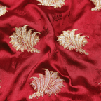 Gulzaar Self Jamawar Katan Satin with Floral Buti - Zahra Maham