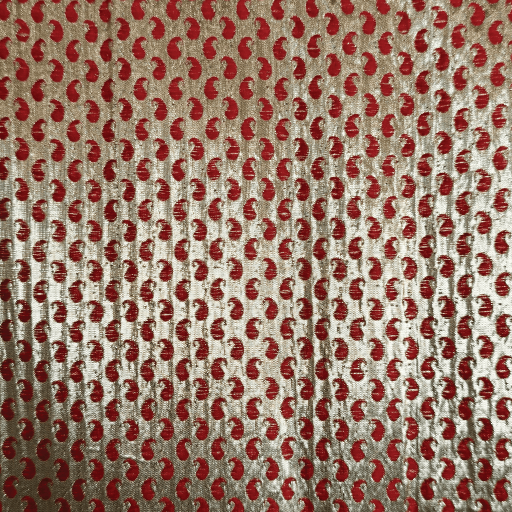 Resham-e-Benaras (Red) – Pure Indian Ghicha Silk