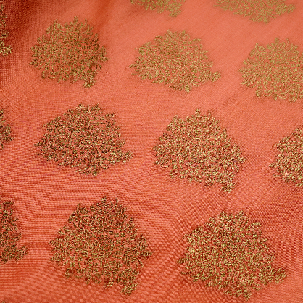 Gulnawaaz – Pure Katan Silk with Floral Bunch