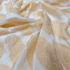 Hoor-e-Zari - Pure White Silk with Kundan Zari Art - Zahra Maham