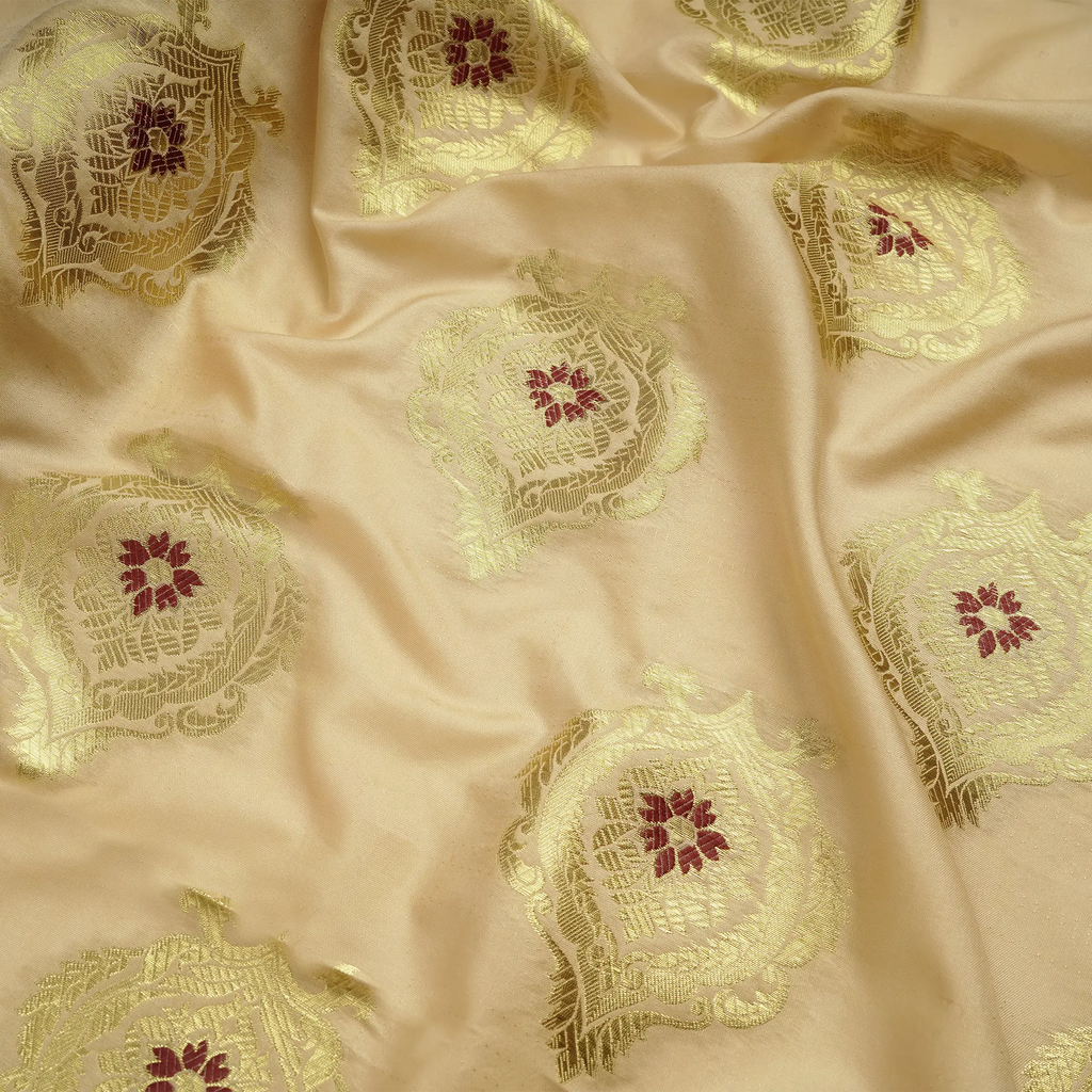 Laraib – Blended Katan Silk with Bunch Pattern::Zahra Maham