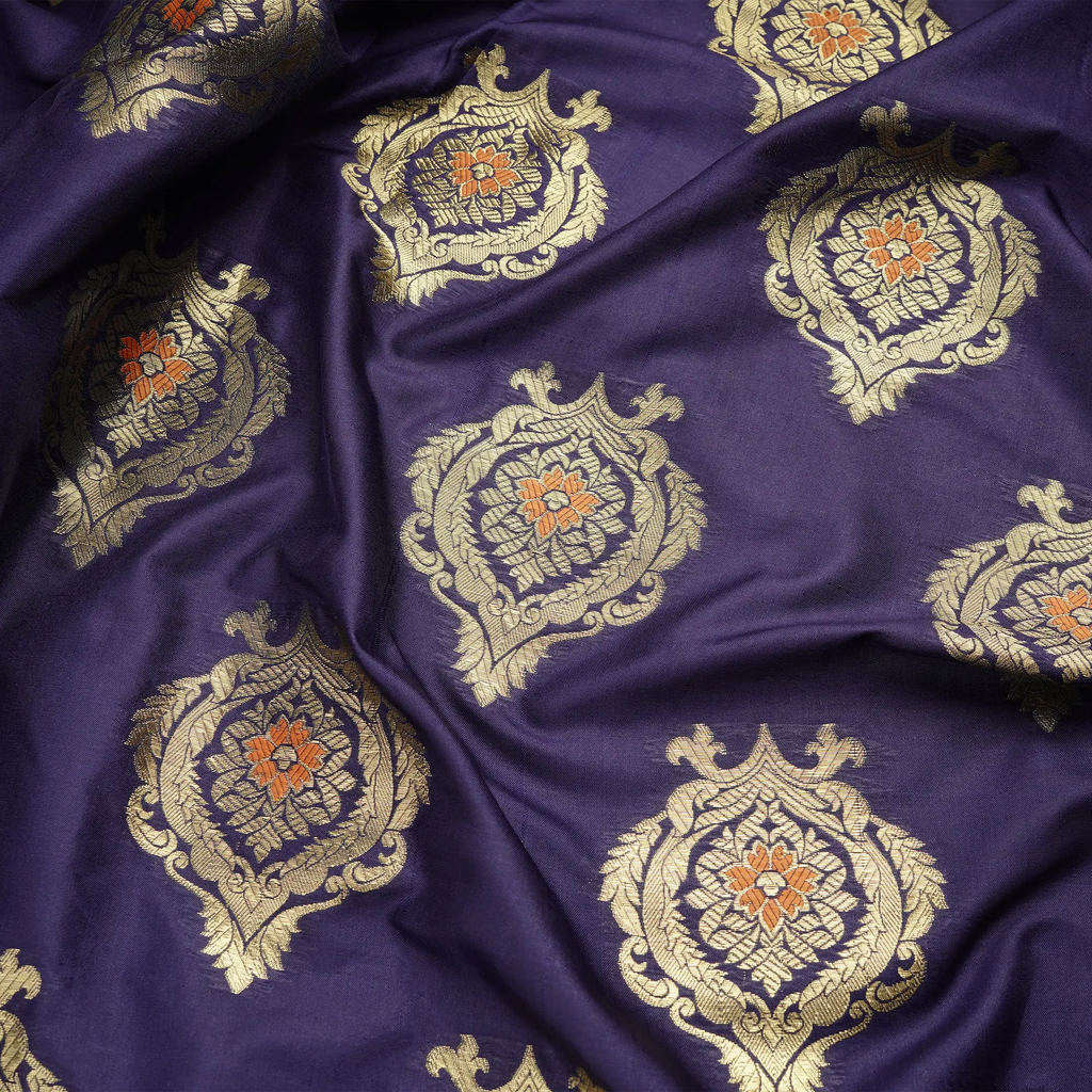Laraib – Blended Katan Silk with Bunch Pattern::Zahra Maham