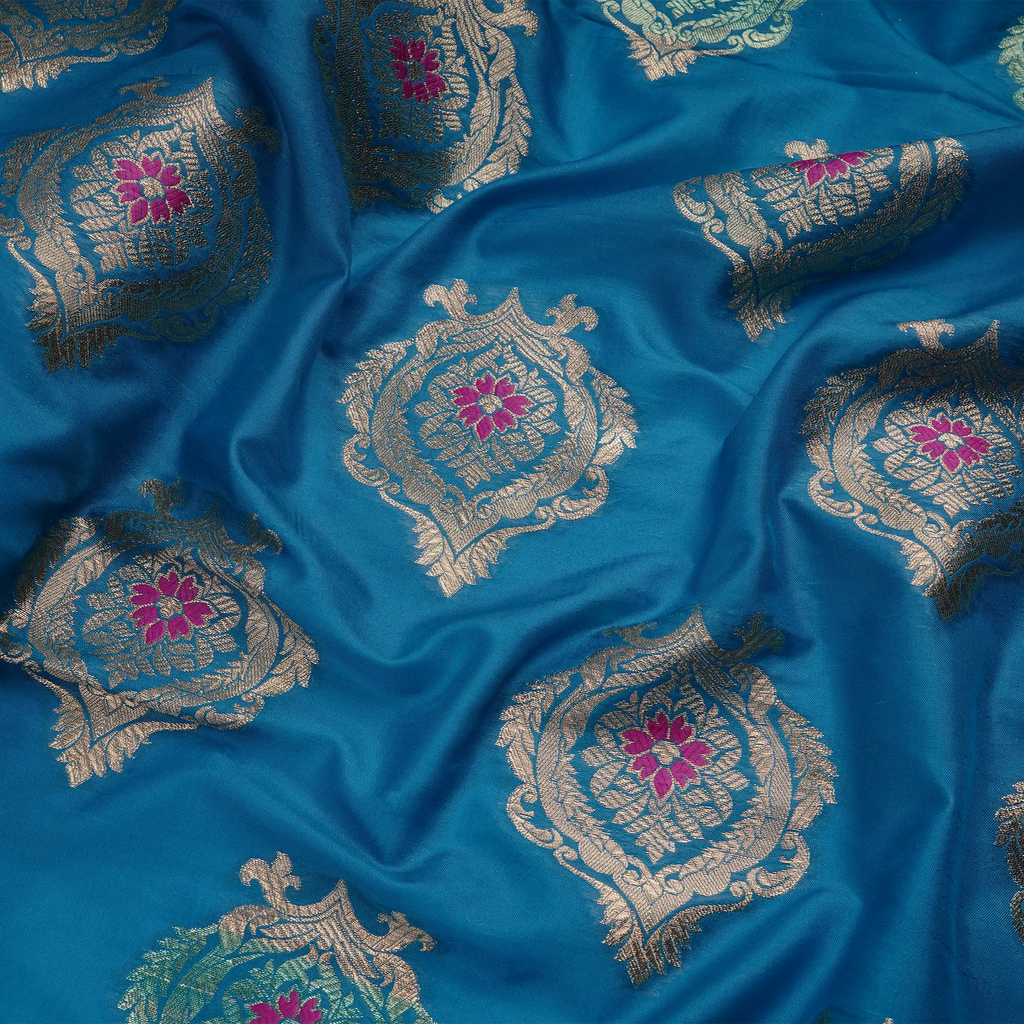 Laraib – Blended Katan Silk with Bunch Pattern::Zahra Maham