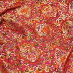 Indigo Jamawar Satin Zarbaft - Zahra Maham