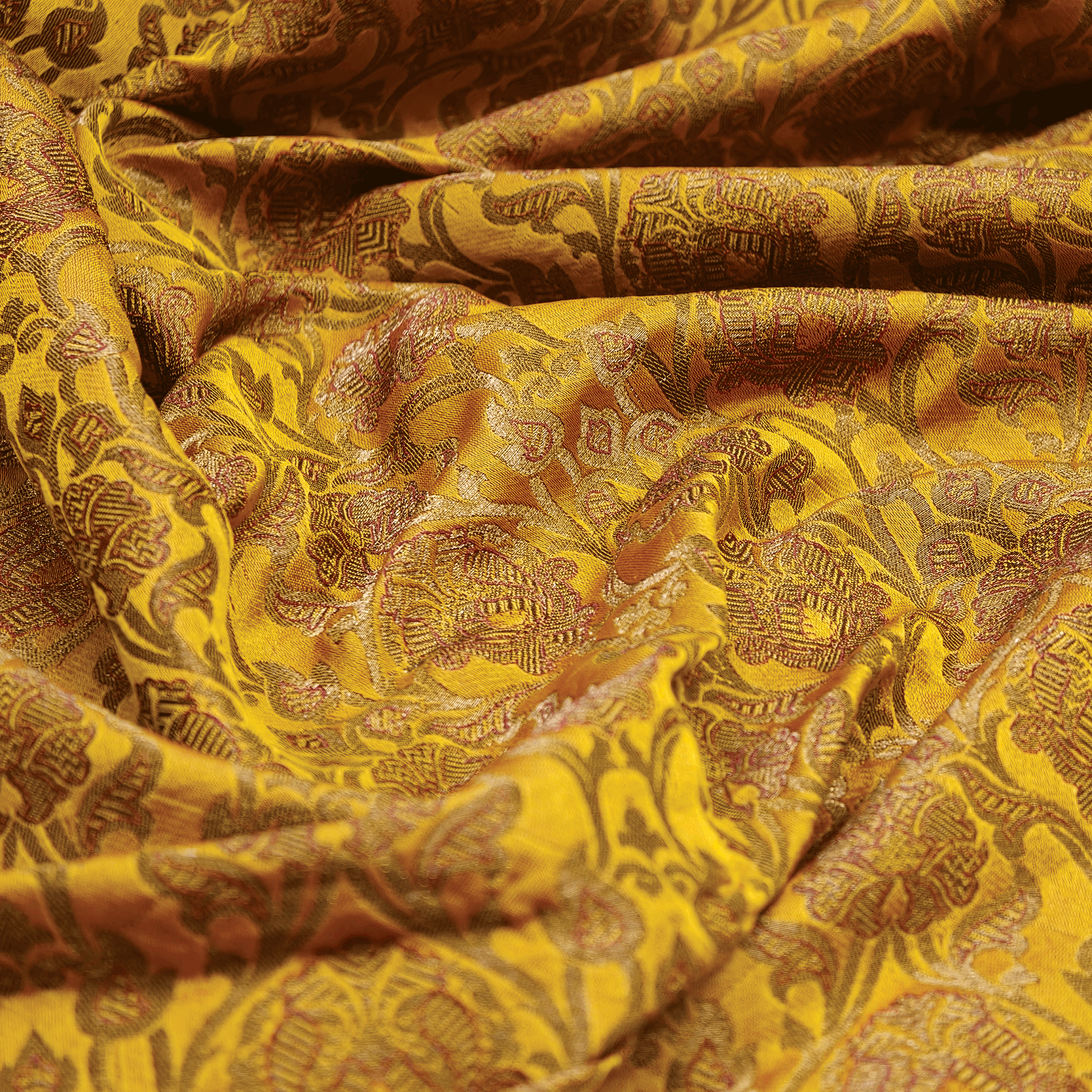 Jalal-e-Zar — Pure Katan Satin (2.5 Yards) - Zahra Maham