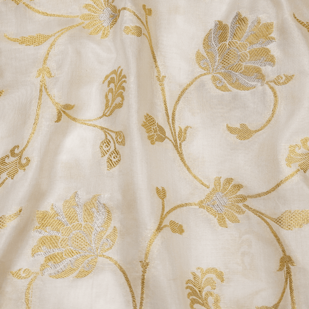 Lumière Mughal Jaal Pure Katan Silk