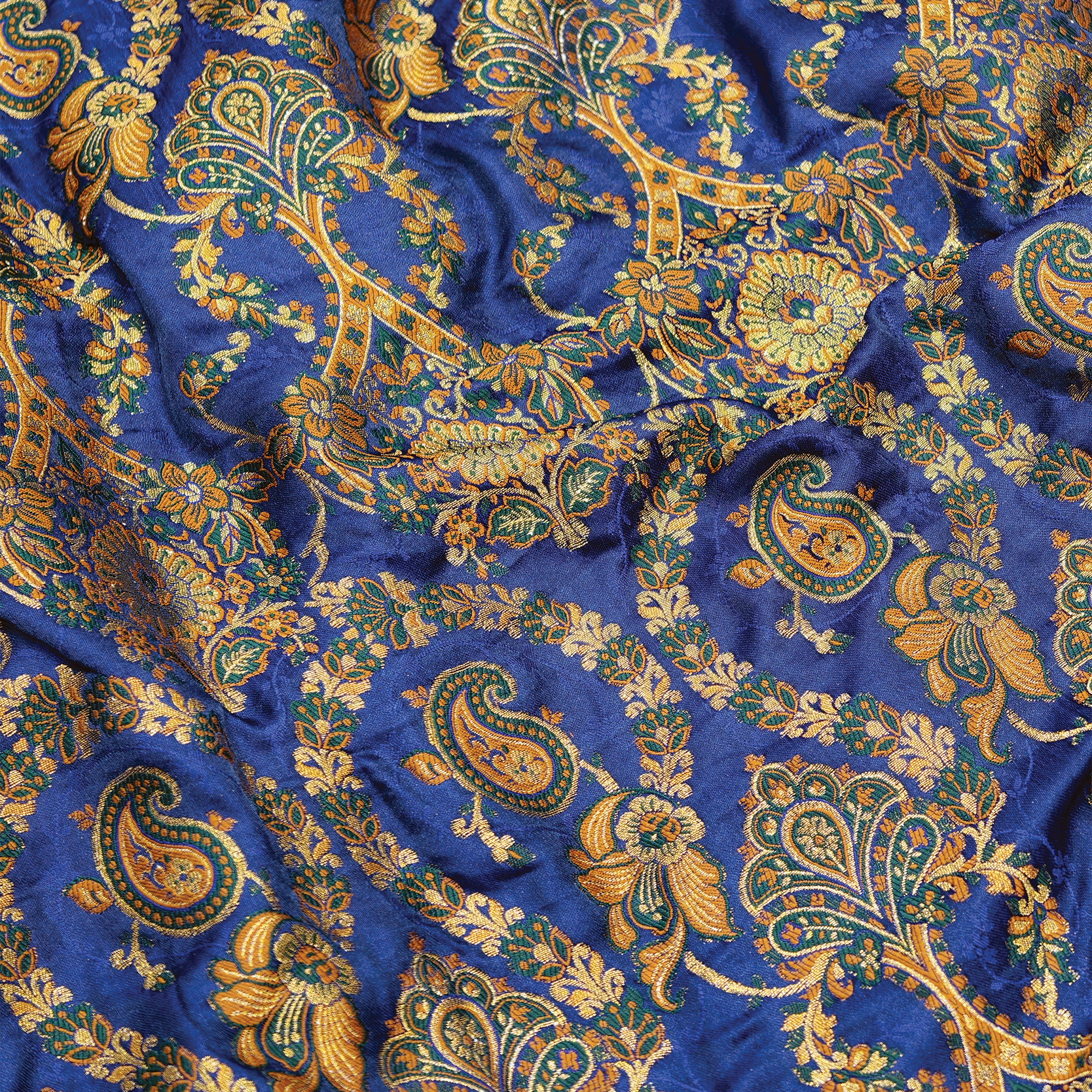 Roshnaab – Satin Jamawar (Multi-Color Thread Weave)