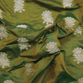 Mehrunisa Fleuristan Katan Silk (Dual Tone Green)