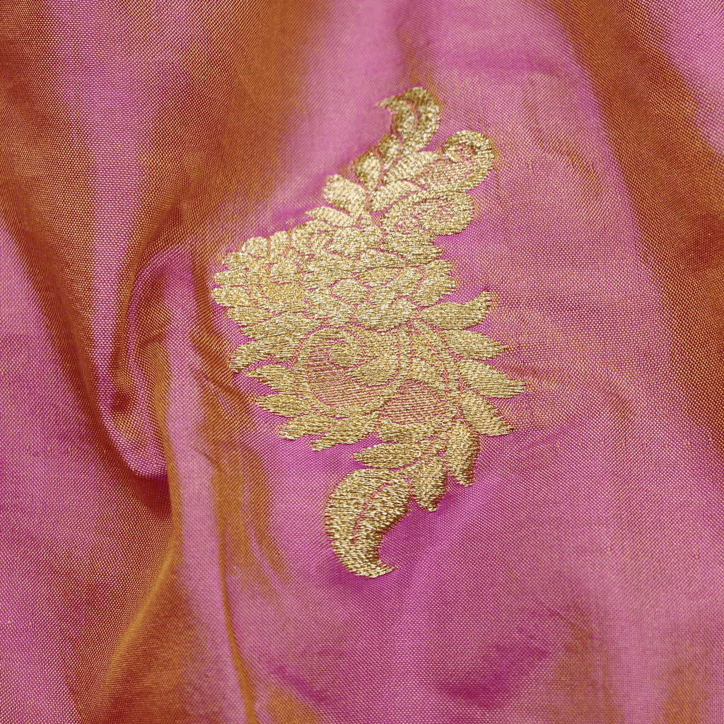 Mehr-e-Taban – Pure Katan (Dhoop Chaon Effect) Silk with Mughal Bunch