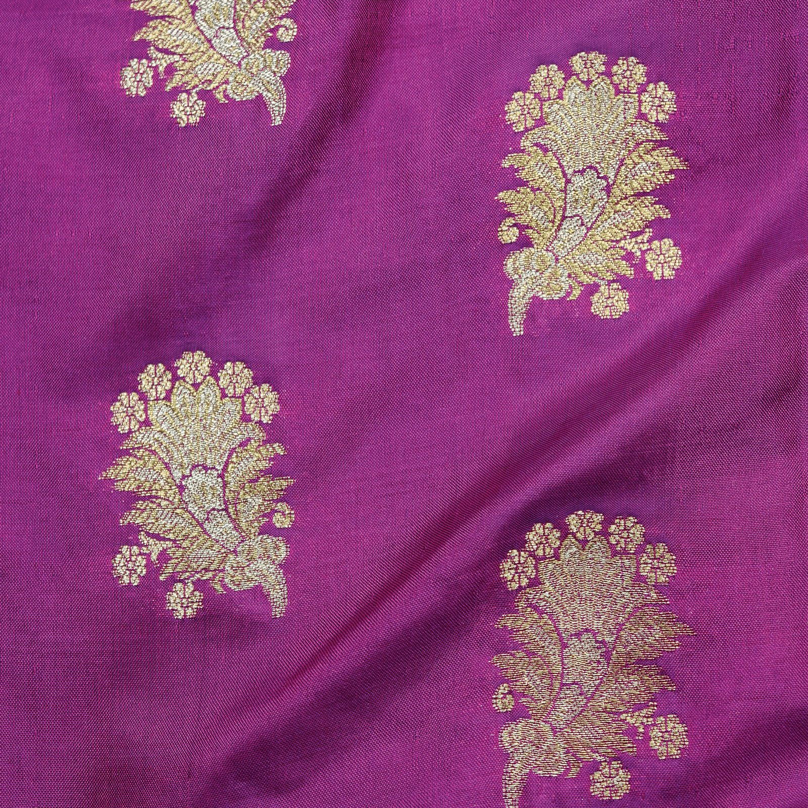 Mehrunisa Fleuristan Katan Silk (Purple)