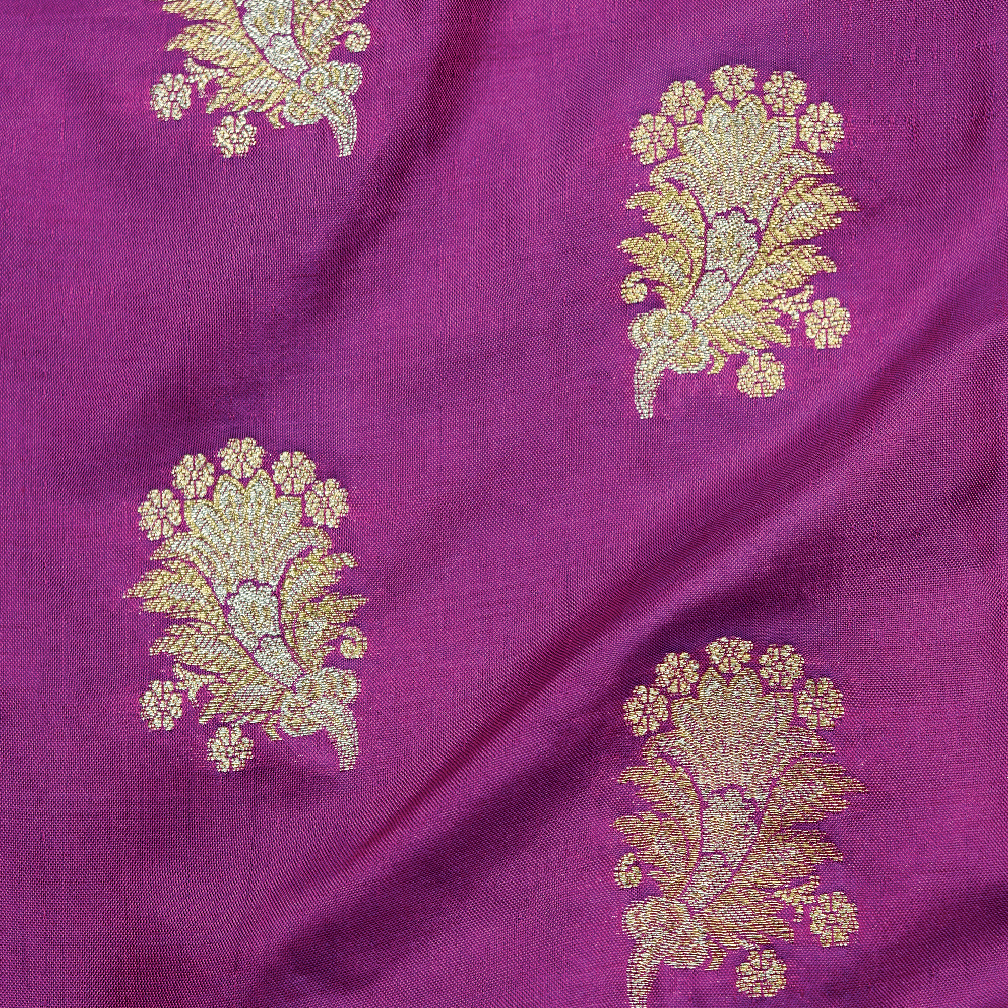 Mehrunisa Fleuristan Katan Silk (Purple)