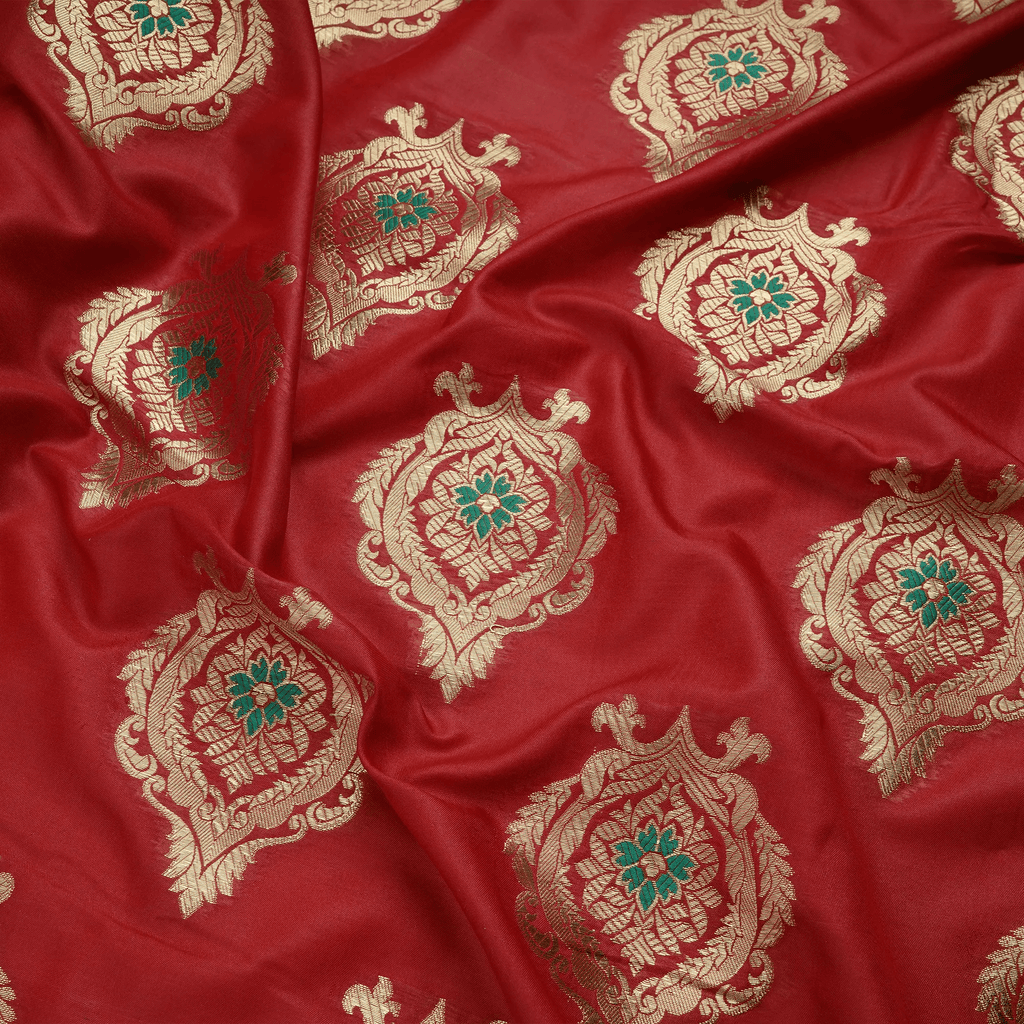 Laraib – Blended Katan Silk with Bunch Pattern - Zahra Maham