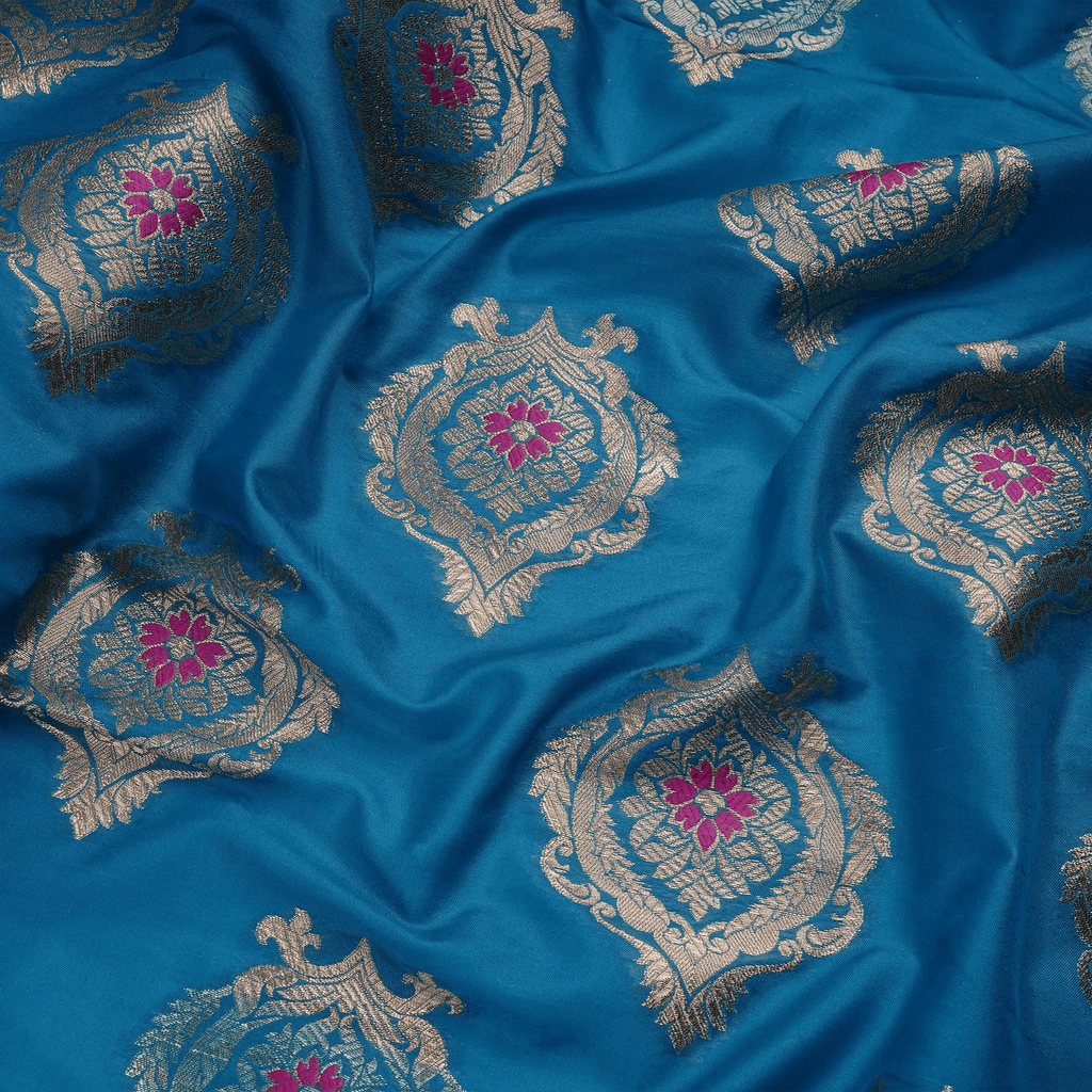 Laraib – Blended Katan Silk with Bunch Pattern - Zahra Maham