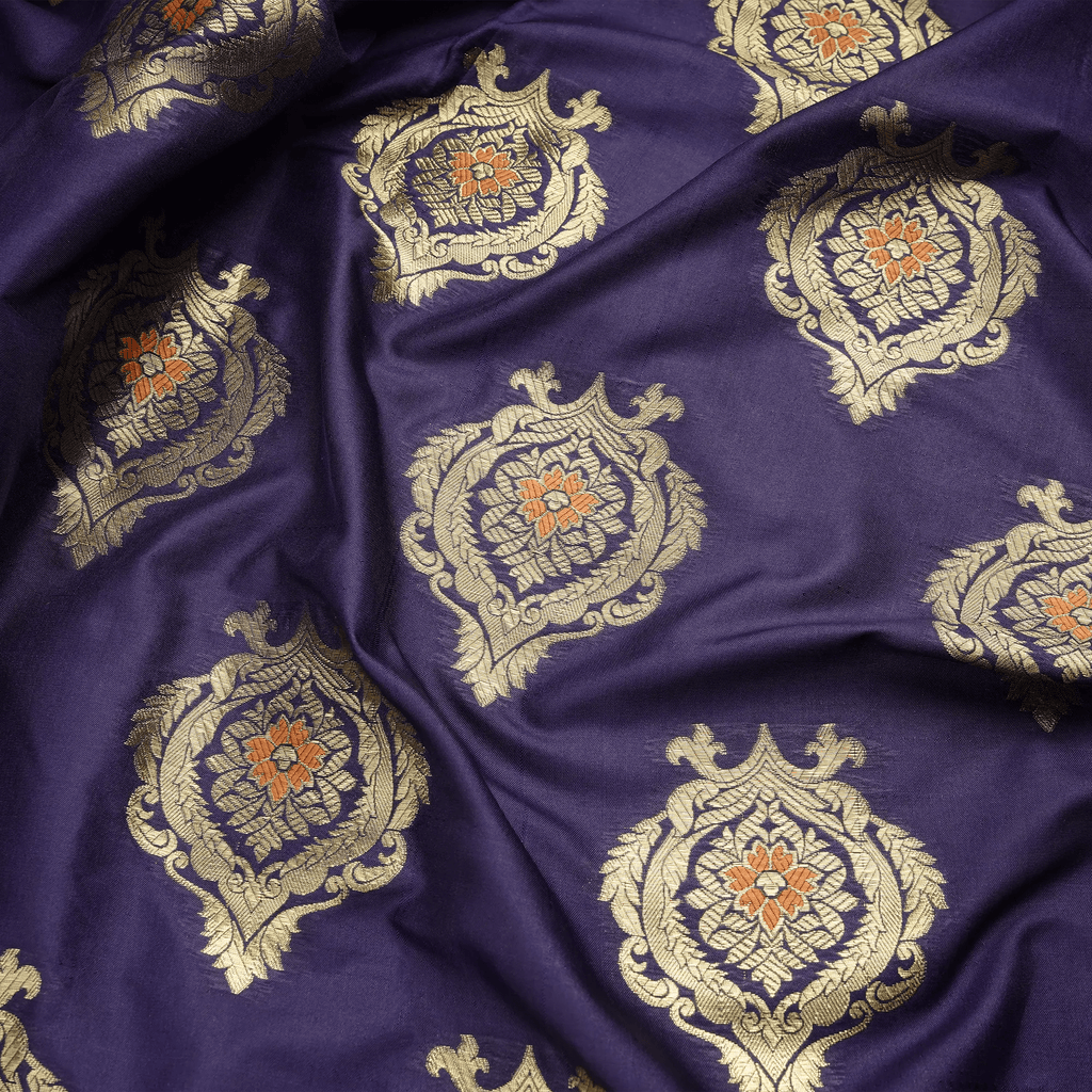 Laraib – Blended Katan Silk with Bunch Pattern - Zahra Maham