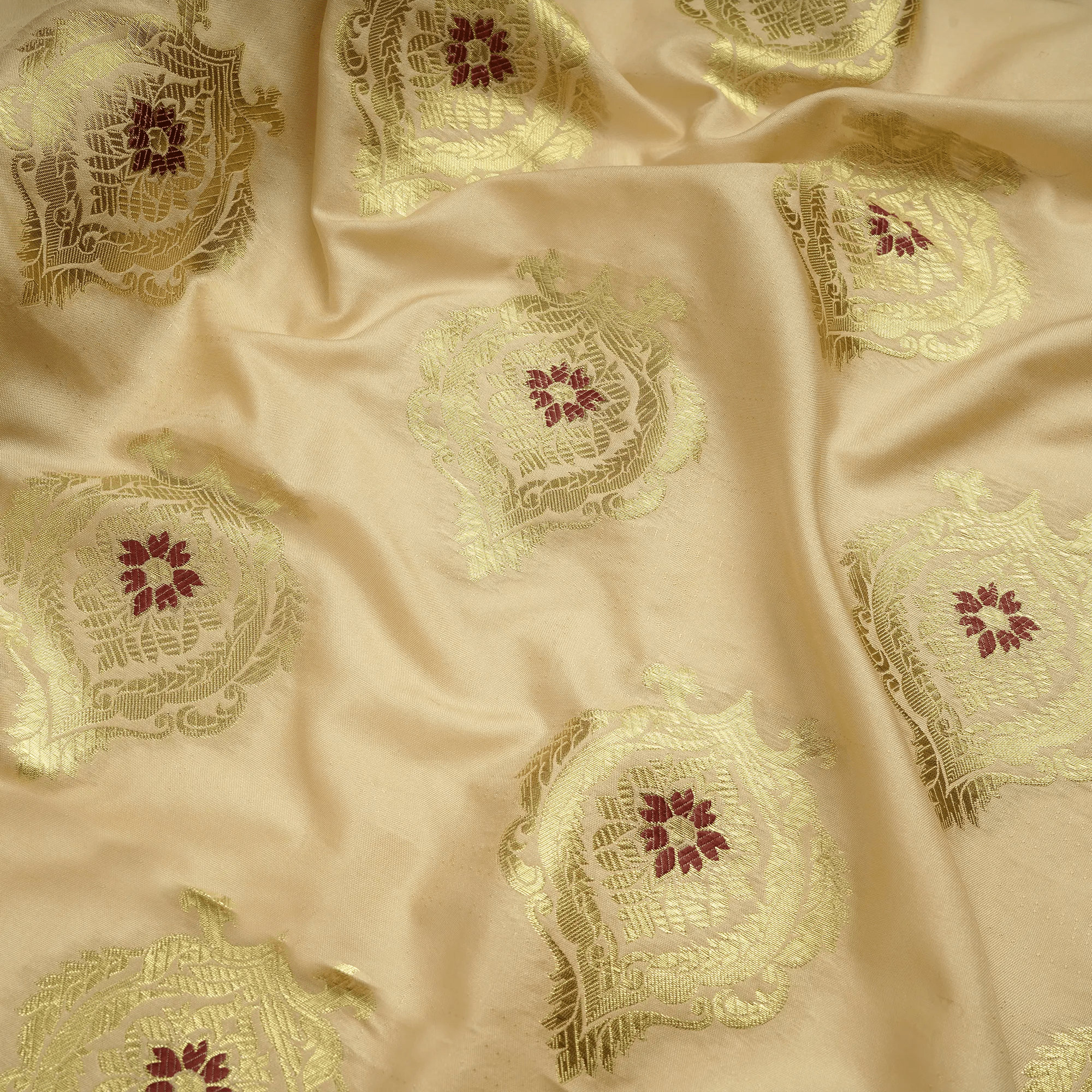 Laraib – Blended Katan Silk with Bunch Pattern - Zahra Maham