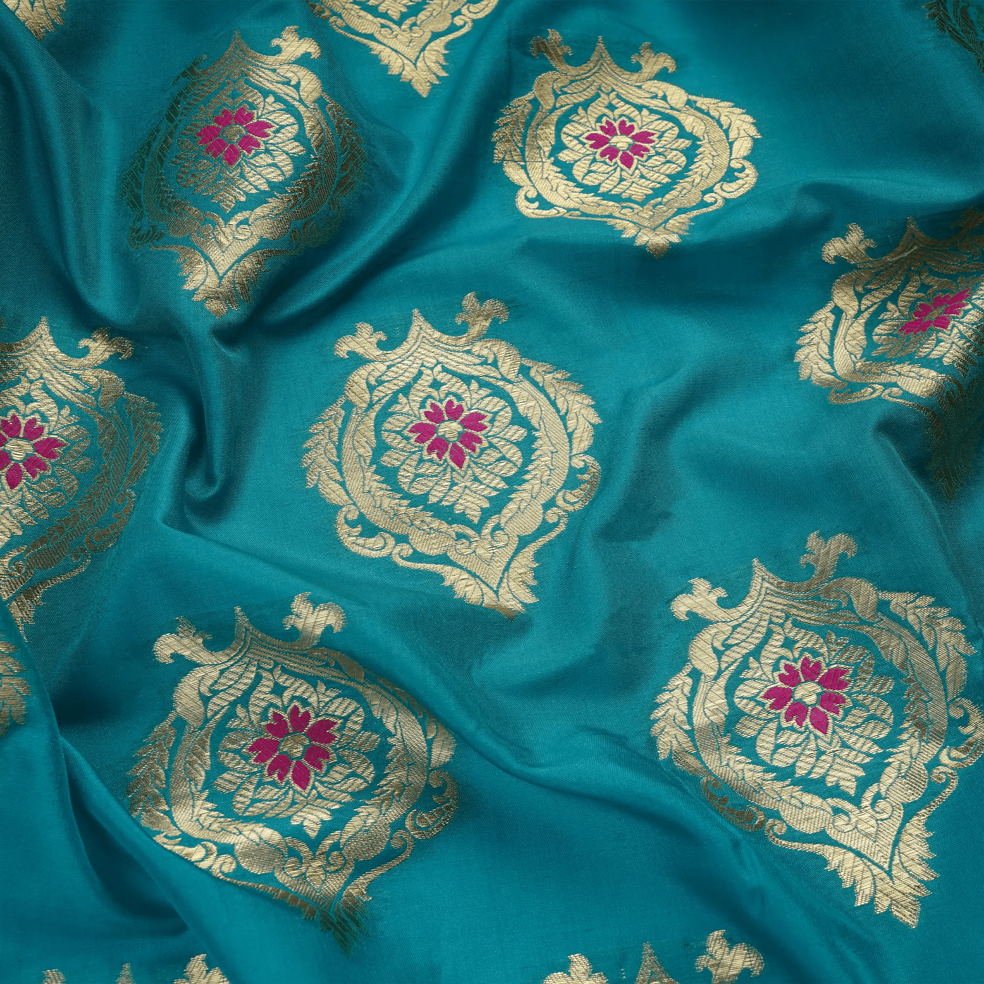 Laraib – Blended Katan Silk with Bunch Pattern - Zahra Maham