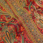 Lauhe-Zar – Satin Jamawar Zarbft with Border - Zahra Maham