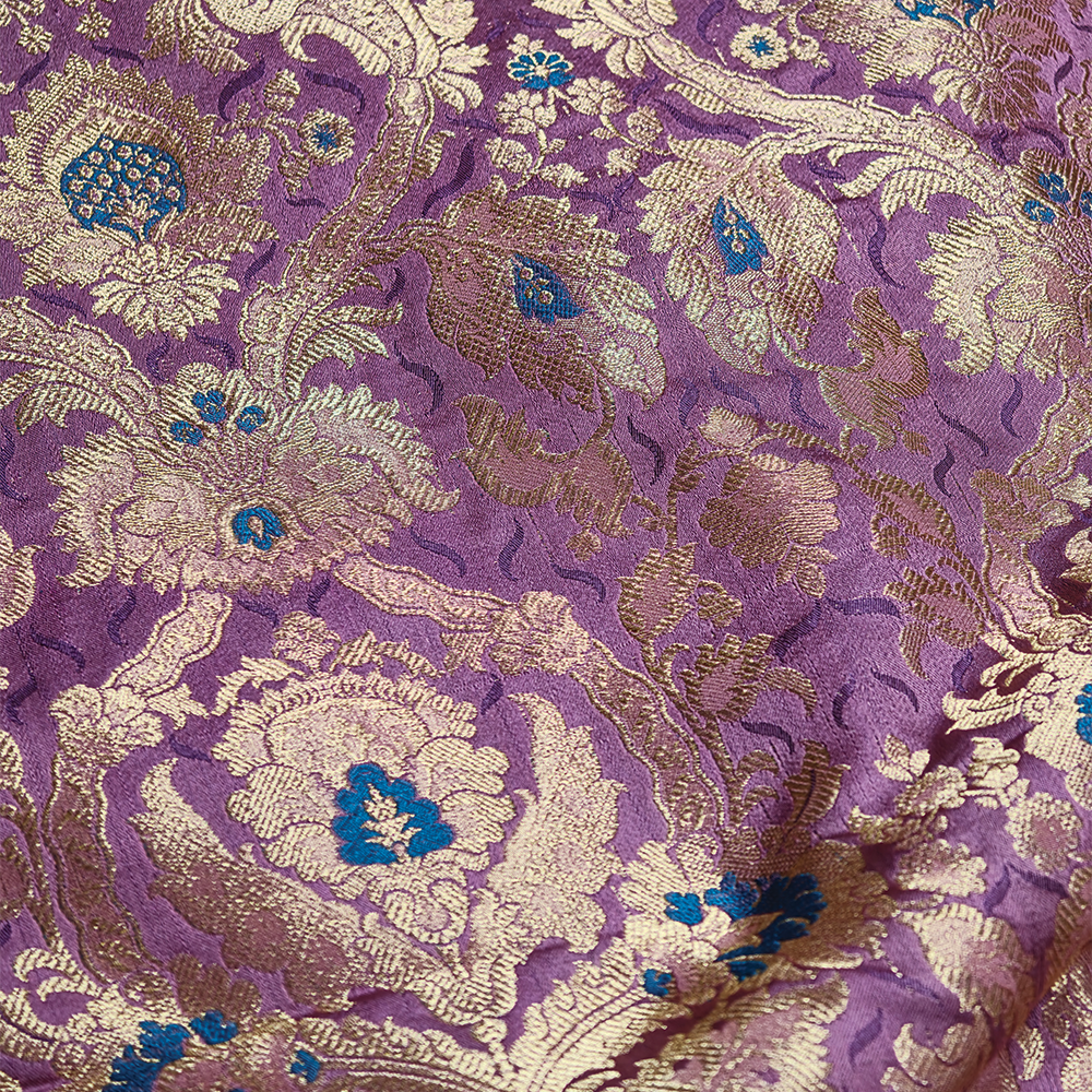 Lilas Firoza — Katan Satin Silk - Zahra Maham