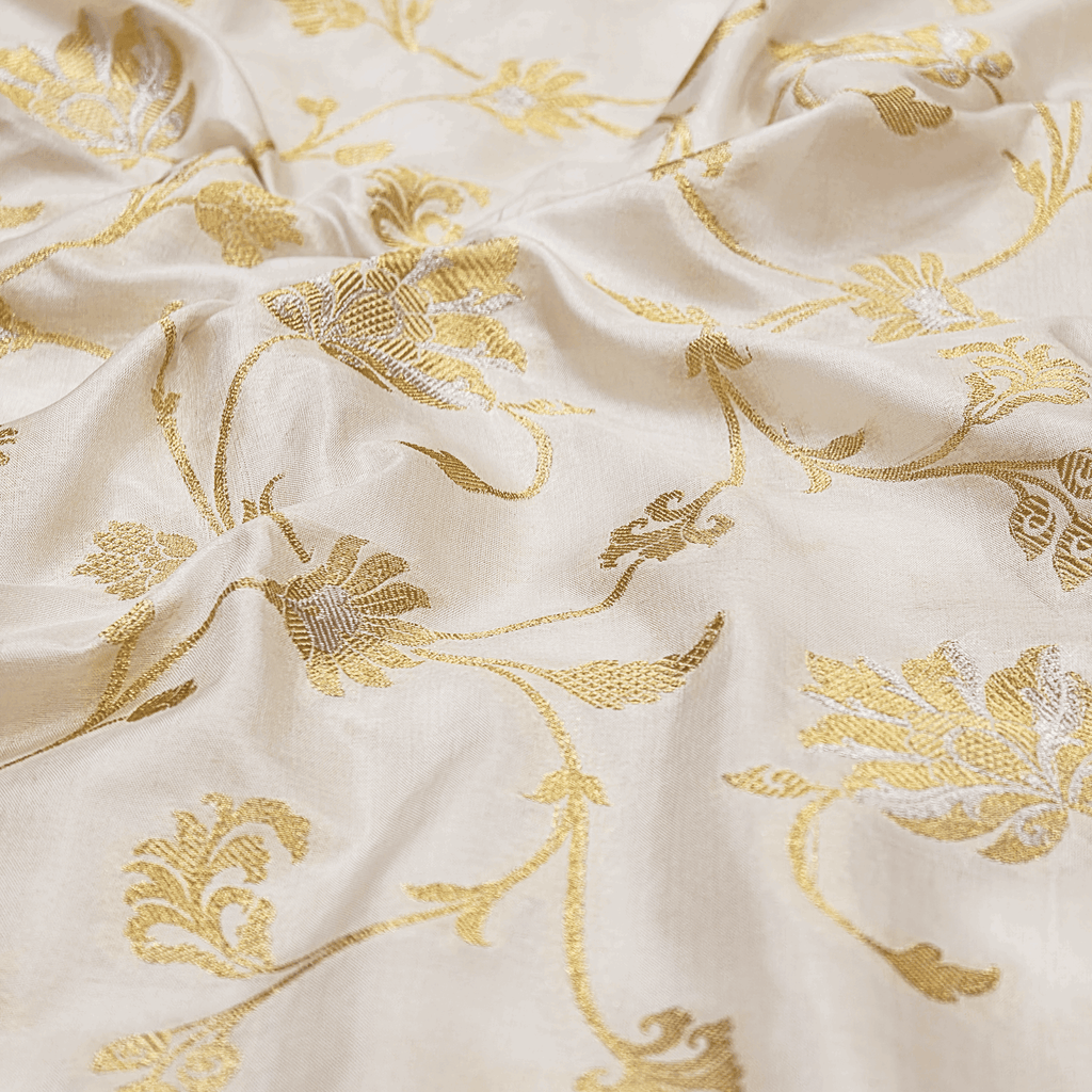Lumière Mughal Jaal Pure Katan Silk - Zahra Maham