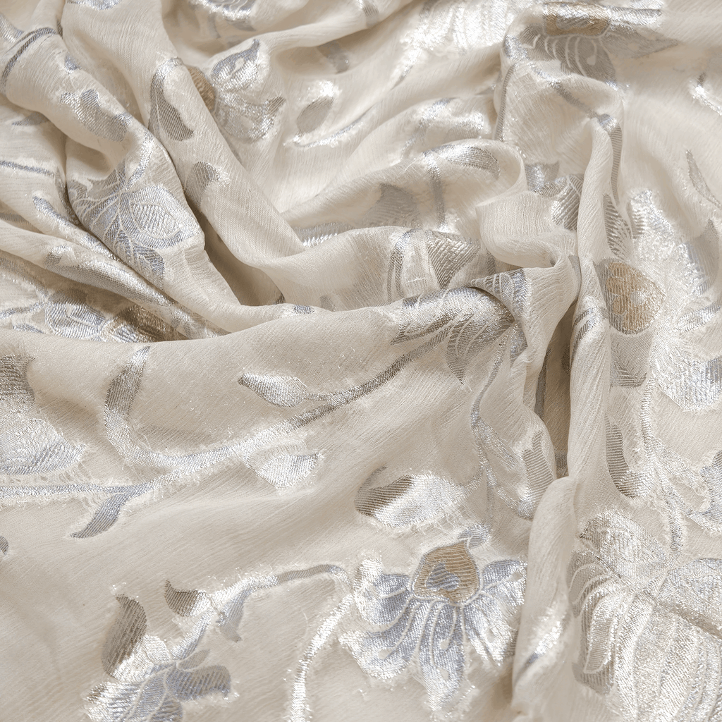 Lune Ivoire — Chandi Gul Bahar (5.5 Yards) - Zahra Maham