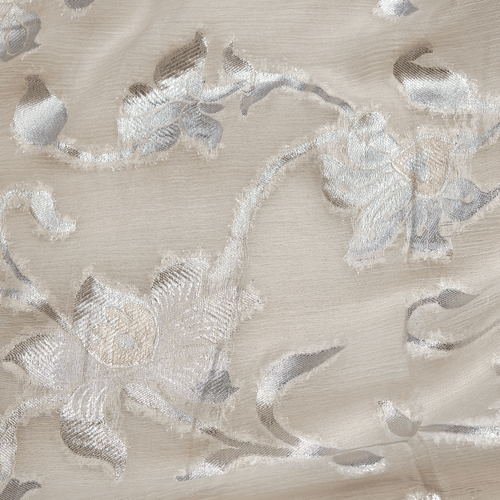 Lune Ivoire — Chandi Gul Bahar (5.5 Yards) - Zahra Maham