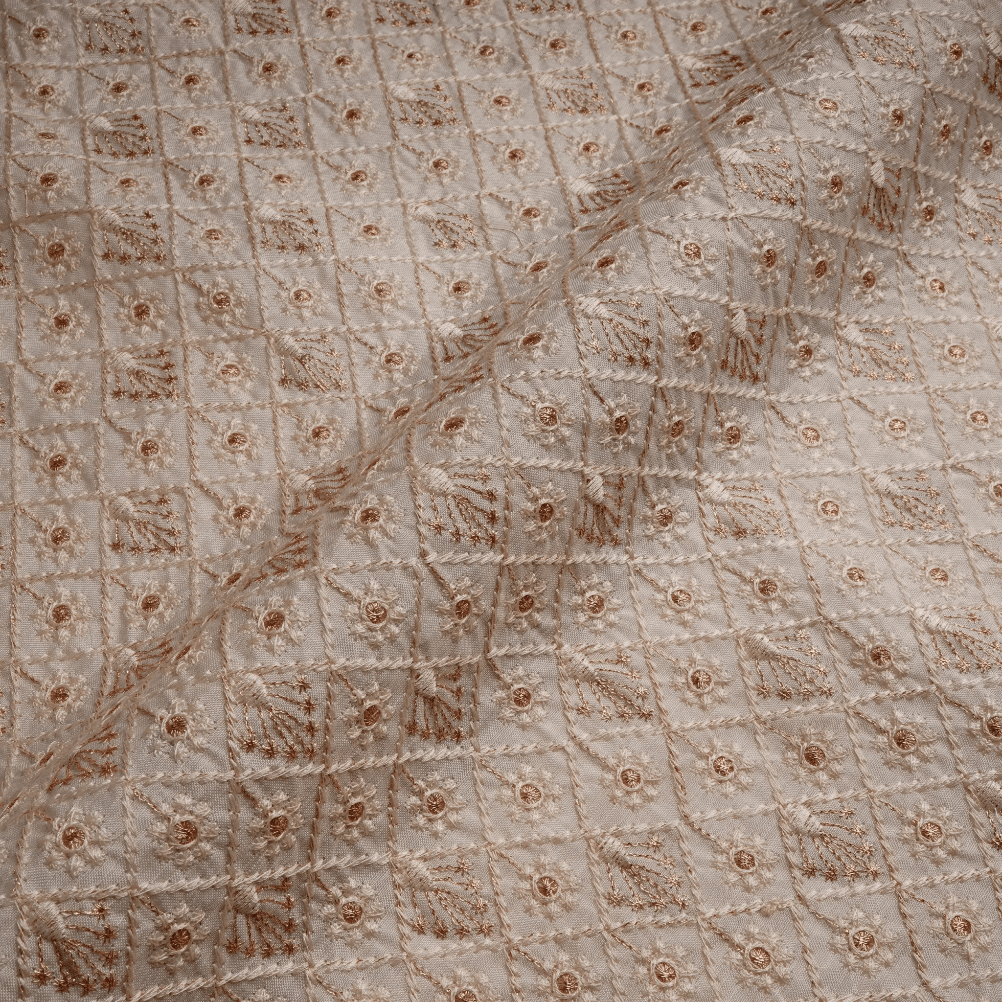 Mahpare – PK Raw Silk Embroidery Fabric - Zahra Maham